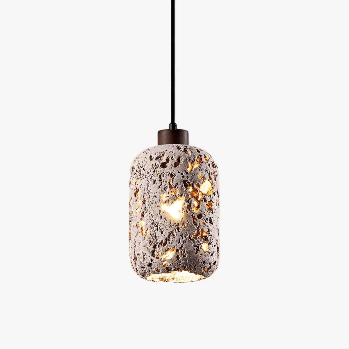 Cava Volcanic Rock Travertine Pendant Lamp - Tianguang Alabaster Lighting