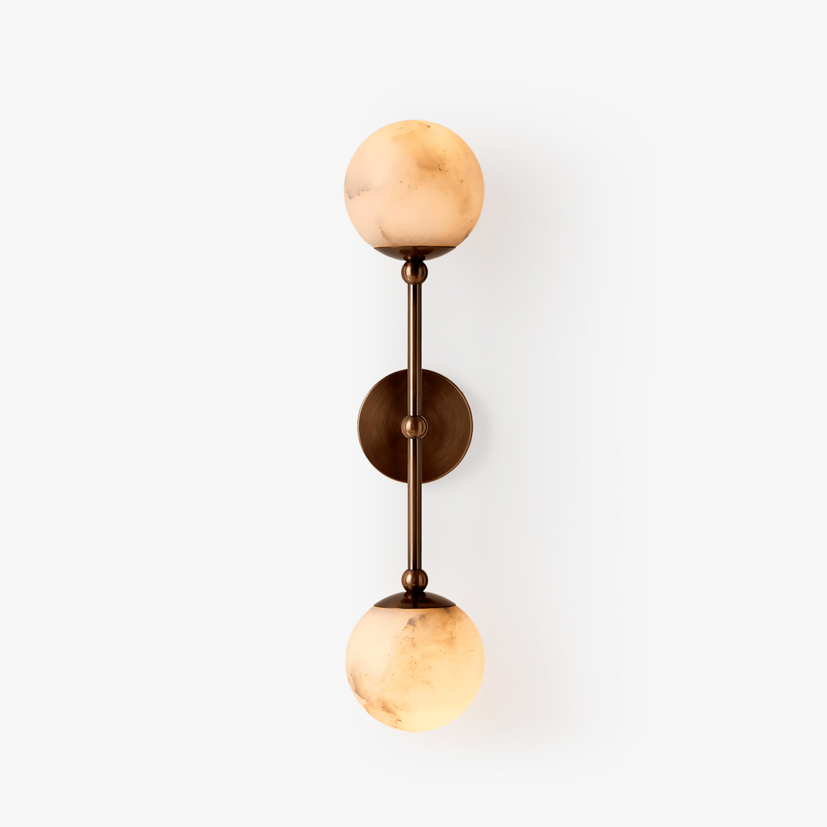 Celestial Double Alabaster Sconce - Tianguang Alabaster Lighting