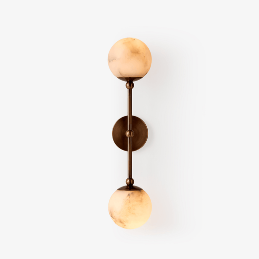 Celestial Double Alabaster Sconce - Tianguang Alabaster Lighting