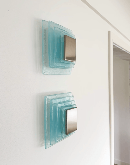 Aqua Cascade Wall Light, Hardwired Wall Sconce, detail 4