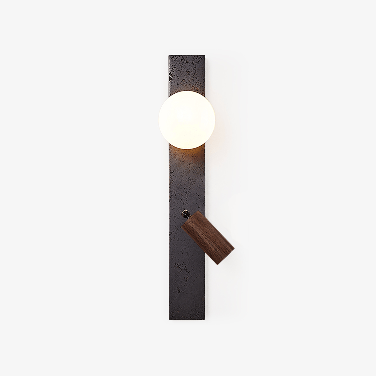 Tecton Pivot Travertine Sconce - Tianguang Alabaster Lighting