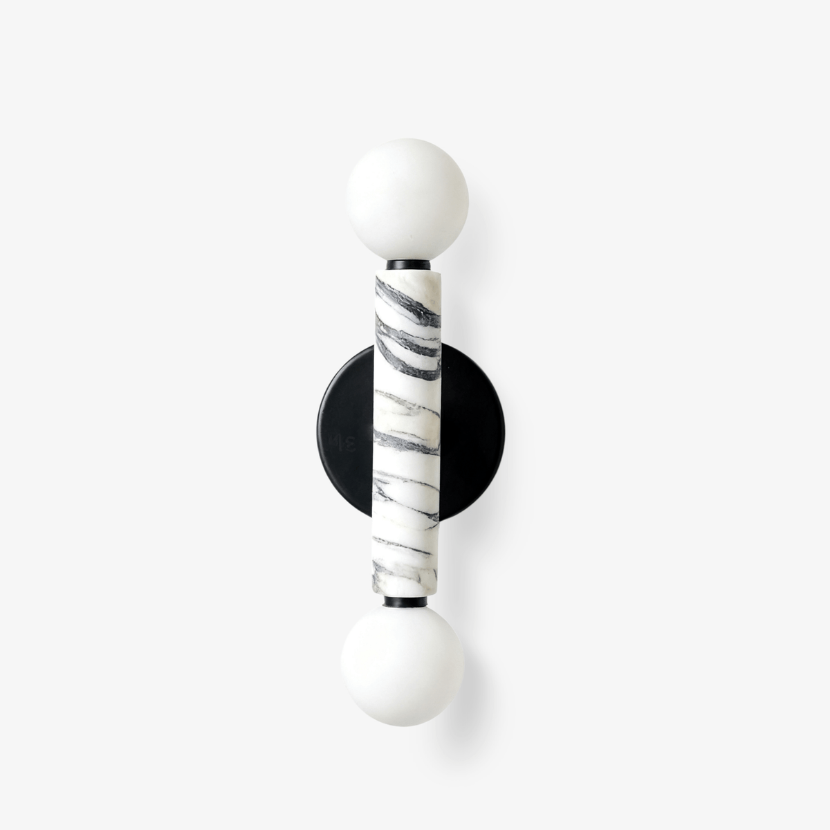 Obelisk Orb Marble Sconce - Tianguang Alabaster Lighting