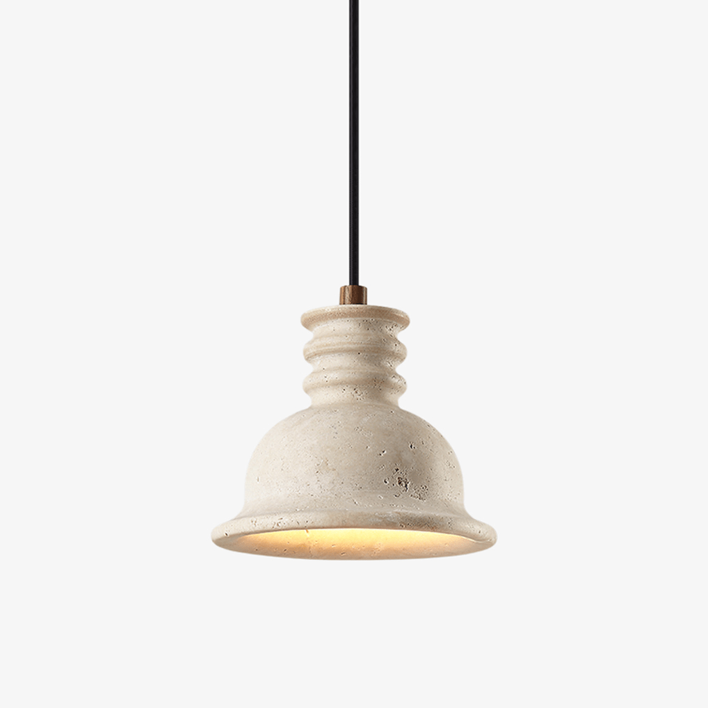 Cassian Stone Travertine Pendant Light - Tianguang Alabaster Lighting