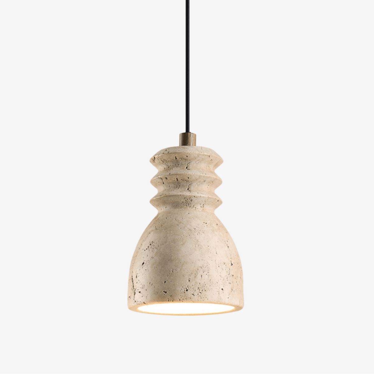 Sorenna Travertine Pendant Lamp - Tianguang Alabaster Lighting
