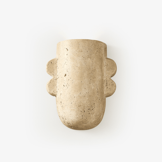 Vaelis Travertine Wall Lamp - Tianguang Alabaster Lighting