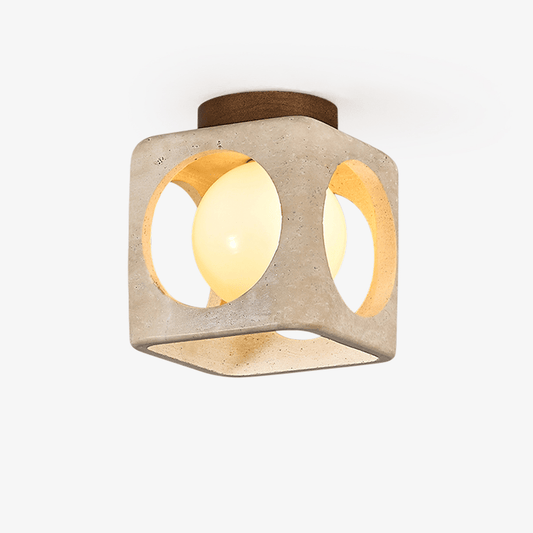 Cylinor Ceiling Lamp Travertine Wall Sconce - Tianguang Alabaster Lighting