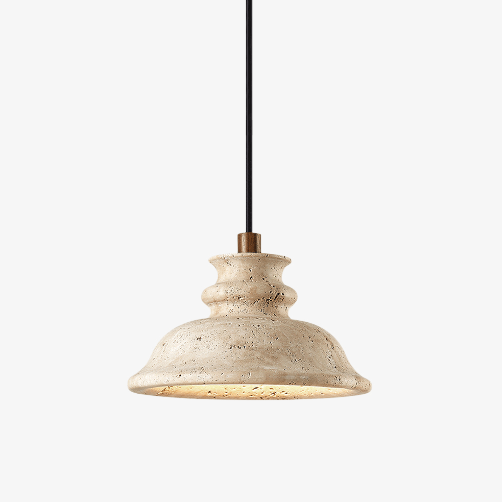 Noralin Travertine Pendant Lamp - Tianguang Alabaster Lighting