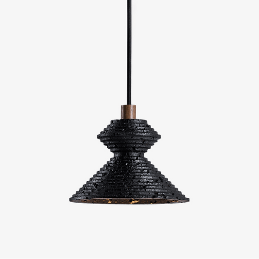 Kryos Texture Travertine Pendant Lamp - Tianguang Alabaster Lighting