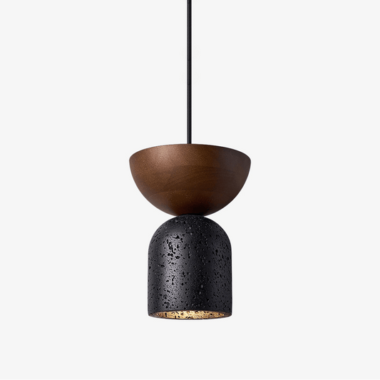 Volterra Echo Travertine Pendant Lamp - Tianguang Alabaster Lighting