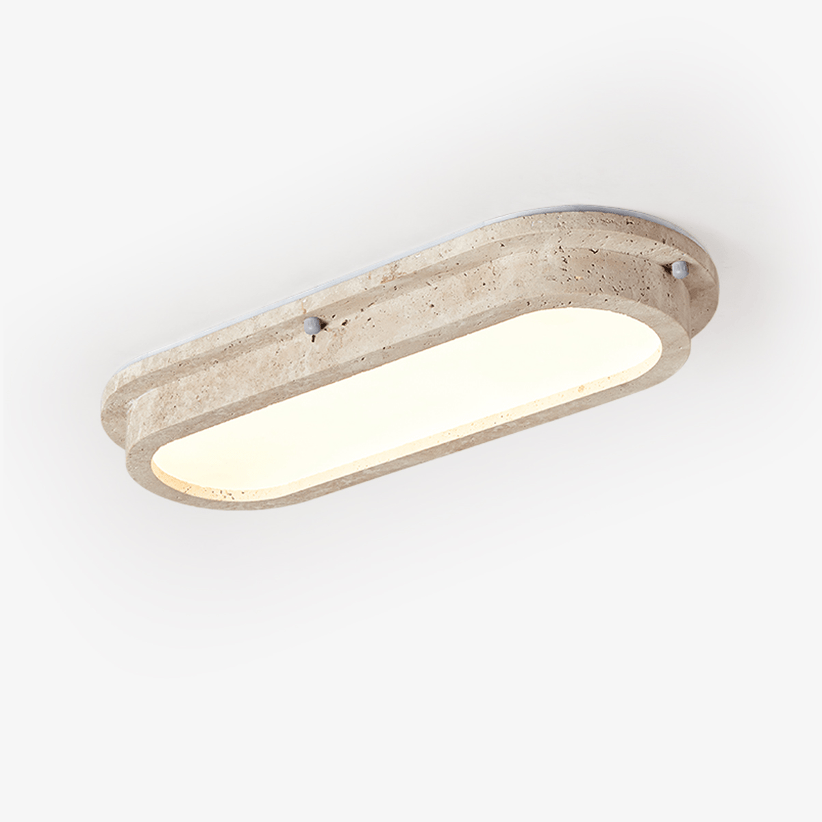 Lartheon Linear Ceiling Lamp Travertine Ceiling Light - Tianguang Alabaster Lighting