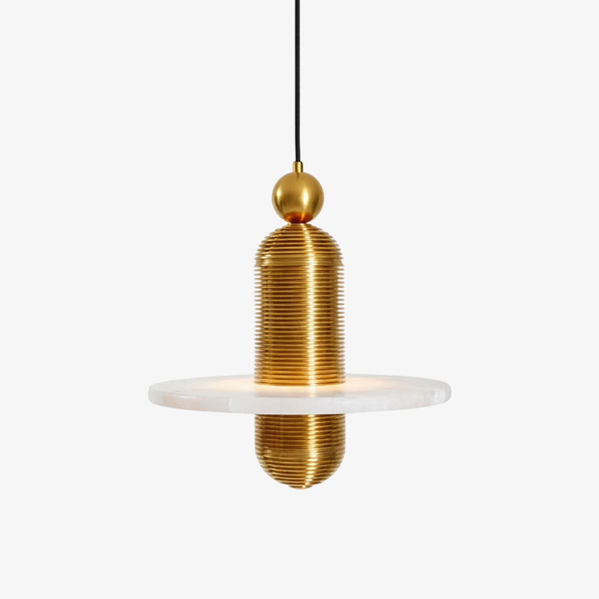 Saturn Alabaster Pendant Light - Tianguang Alabaster Lighting