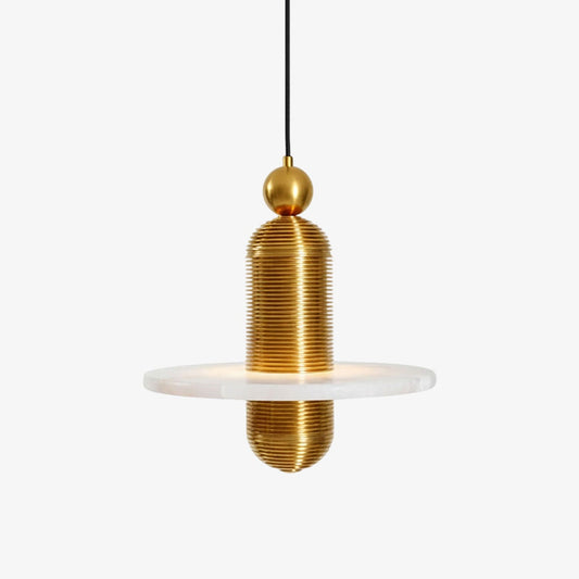 Saturn Alabaster Pendant Light - Tianguang Alabaster Lighting