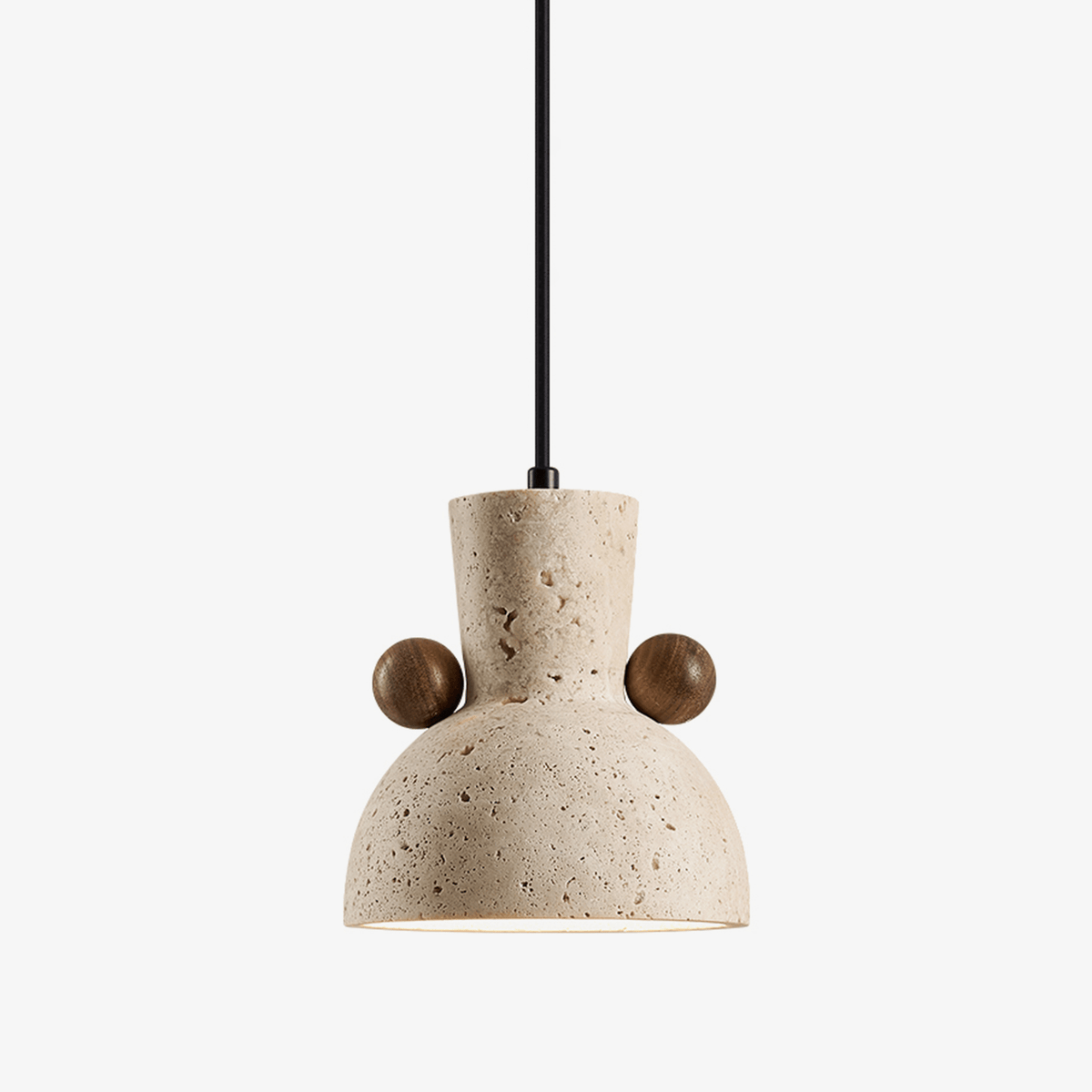 Tavaro Pebble Travertine Pendant Lamp - Tianguang Alabaster Lighting