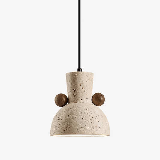 Tavaro Pebble Travertine Pendant Lamp - Tianguang Alabaster Lighting