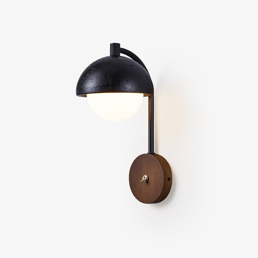 Morrow Dome Travertine Wall Lamp - Tianguang Alabaster Lighting