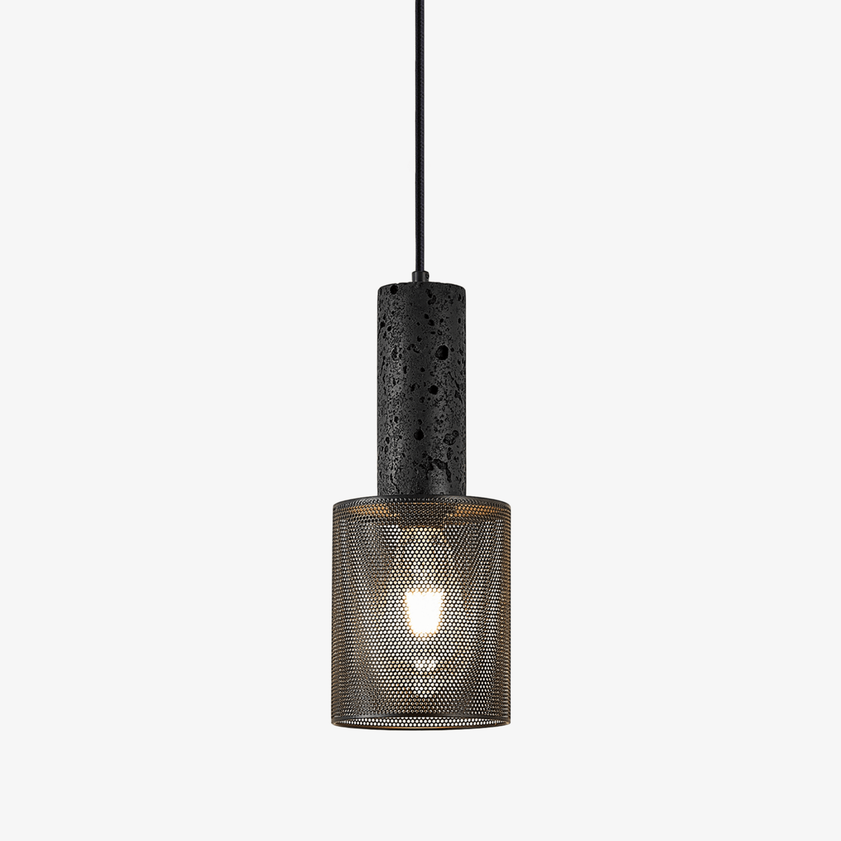 Vultex Mesh Travertine Pendant Lamp - Tianguang Alabaster Lighting