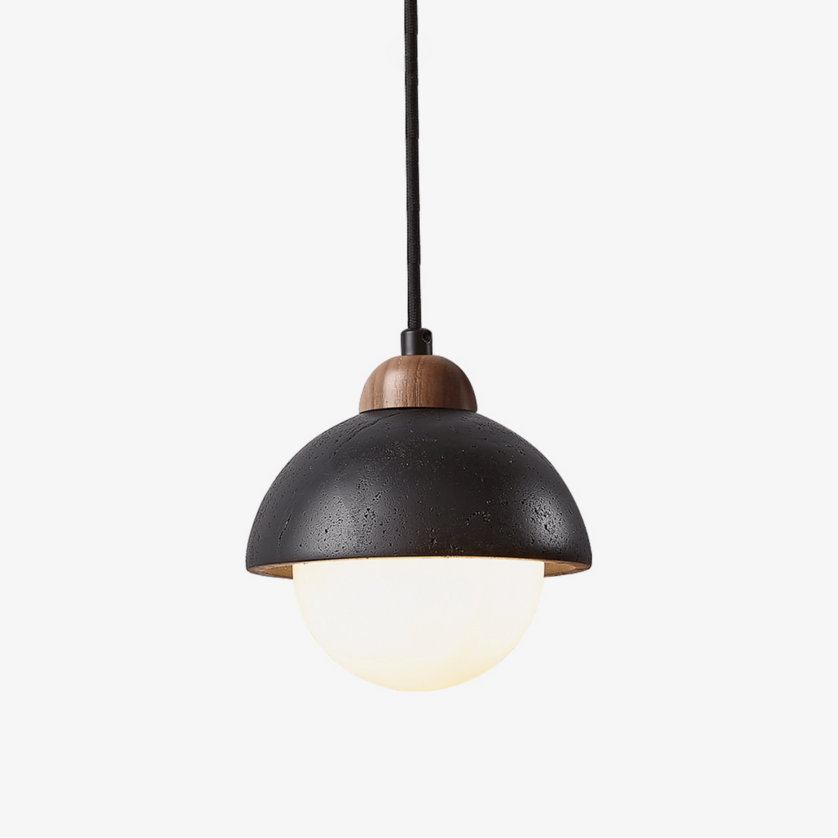 Domewood Travertine Pendant Lamp - Tianguang Alabaster Lighting