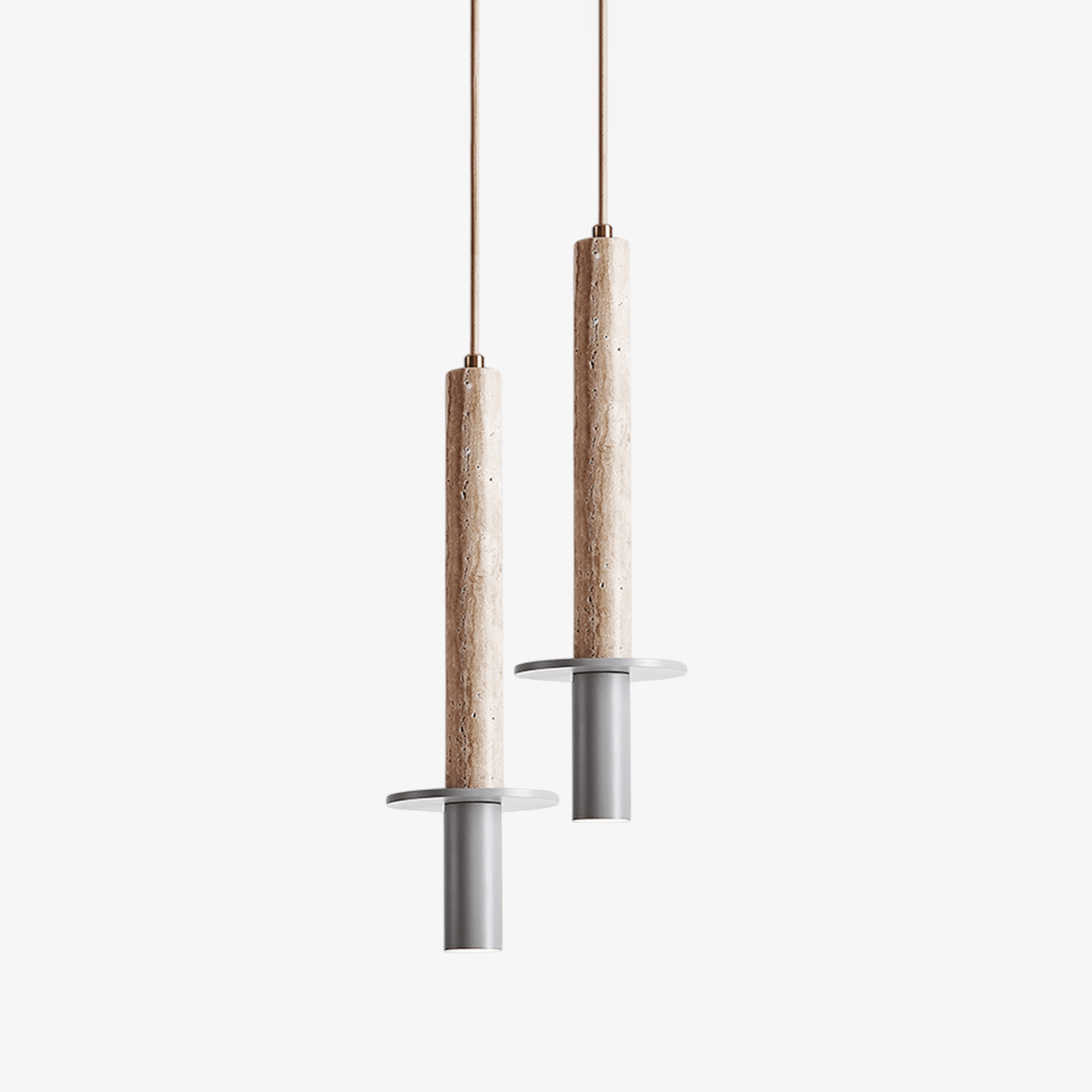 Linea Travertine Pendant Lamp - Tianguang Alabaster Lighting