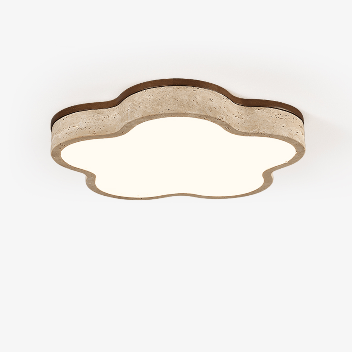 Cloudline Travertine Ceiling Lamp Ceiling Light - Tianguang Alabaster Lighting