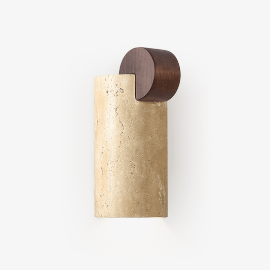 Solenne Curve Travertine Wall Lamp - Tianguang Alabaster Lighting