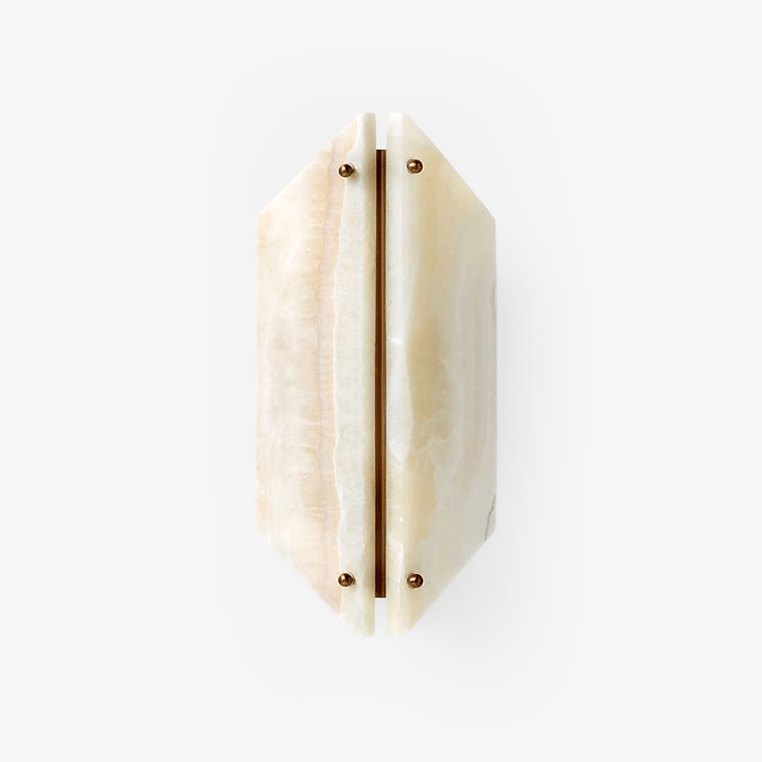 Onyxa Crest Alabaster Wall Lamp - Tianguang Alabaster Lighting
