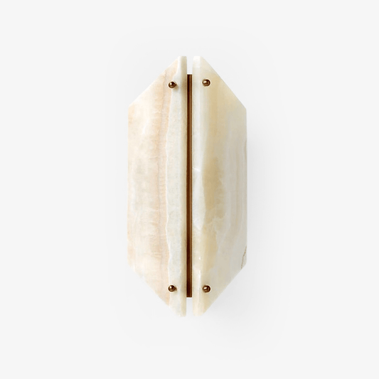 Onyxa Crest Alabaster Wall Lamp - Tianguang Alabaster Lighting