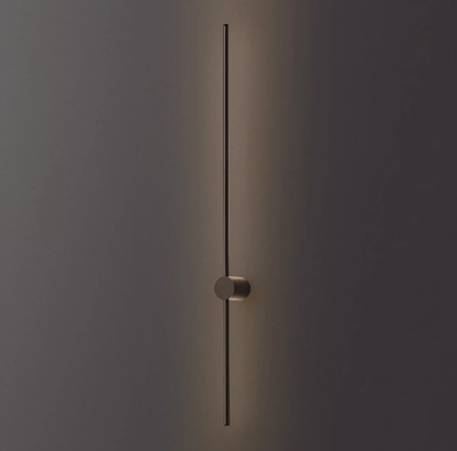 Luma Rod Portable Rechargeable Wall Light - Dia 10cm x L 60cm Metal, Bathroom Wall Sconce, detail 11