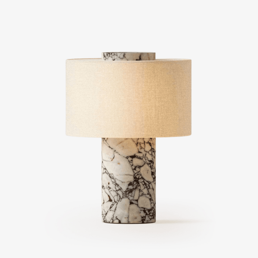 Marbella Stone Marble Table Lamp - Tianguang Alabaster Lighting