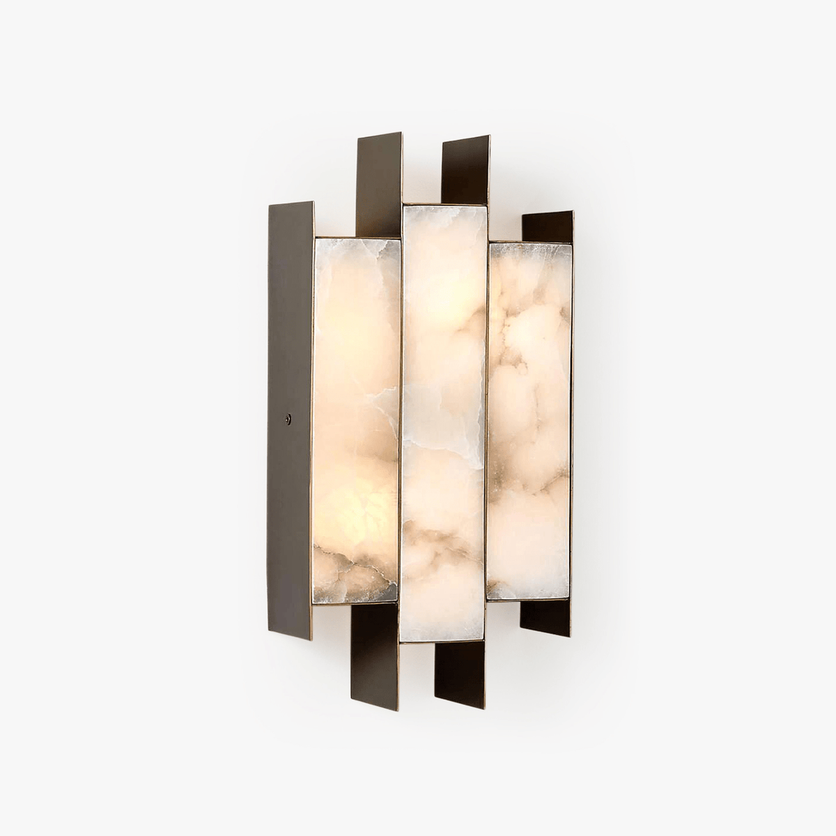 Folded Alabaster Panel Sconce - Tianguang Alabaster Lighting