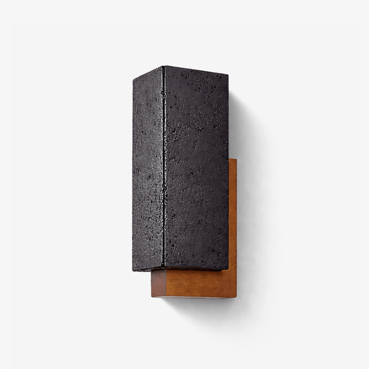 Obsidian Glow Travertine Wall Light - Tianguang Alabaster Lighting