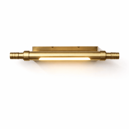 Orion Brass Wall Light, Hardwired Wall Sconce, L 29cm x H 5cm