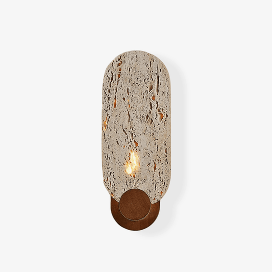 Vesper Travertine Wall Light - Tianguang Alabaster Lighting