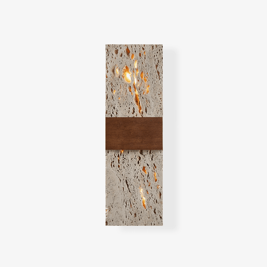 Siena Travertine Wall Light 3.9 in Dia - Tianguang Alabaster Lighting