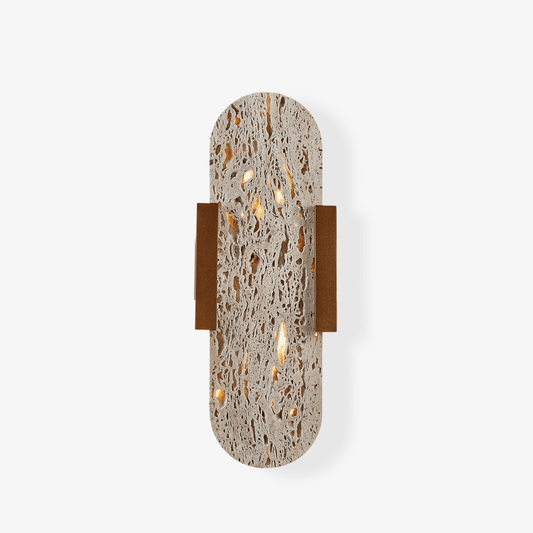 Elara Travertine Wall Light - Tianguang Alabaster Lighting