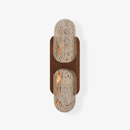 Isla Travertine Wall Light - Tianguang Alabaster Lighting
