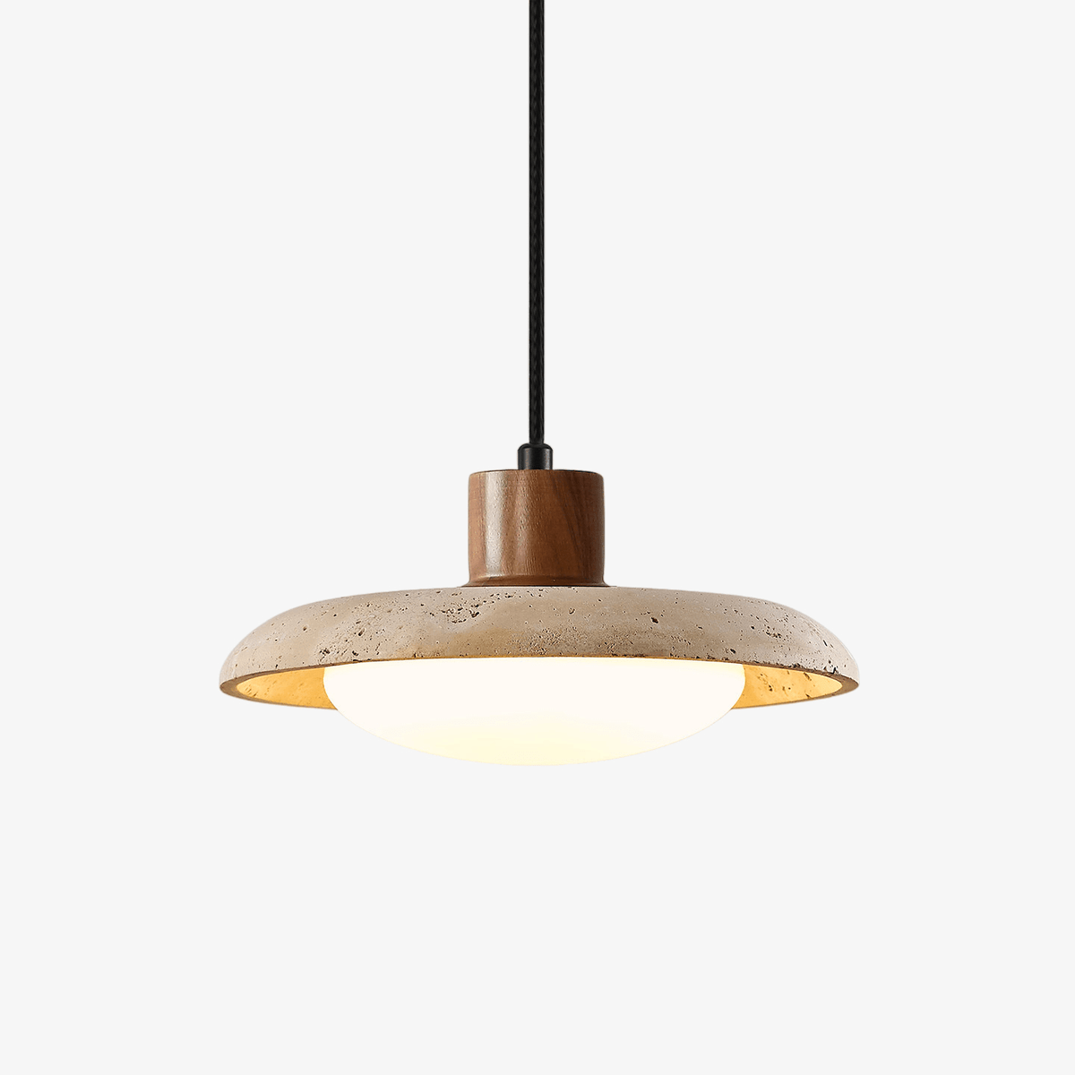 Tavola Travertine Pendant Light - Tianguang Alabaster Lighting