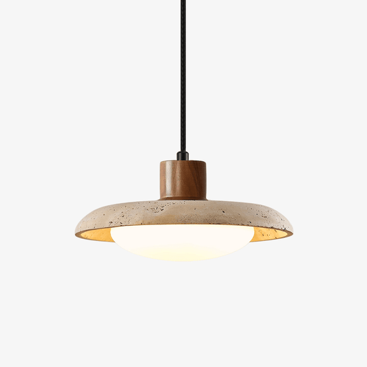 Tavola Travertine Pendant Light - Tianguang Alabaster Lighting