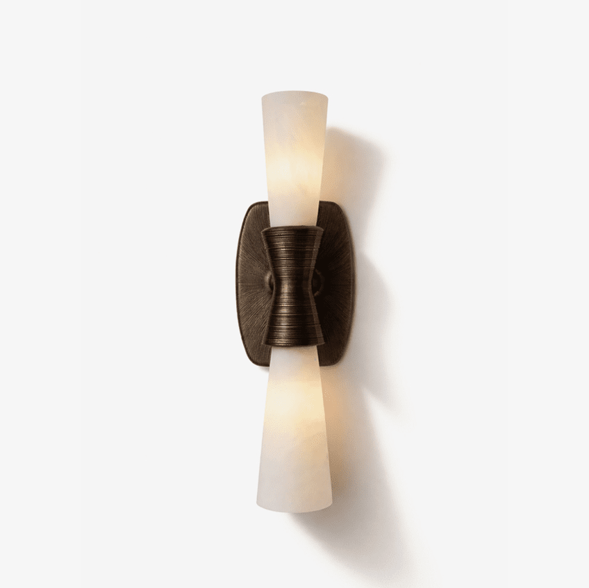 Opal Alabaster Twist Wall Sconce - Tianguang Alabaster Lighting