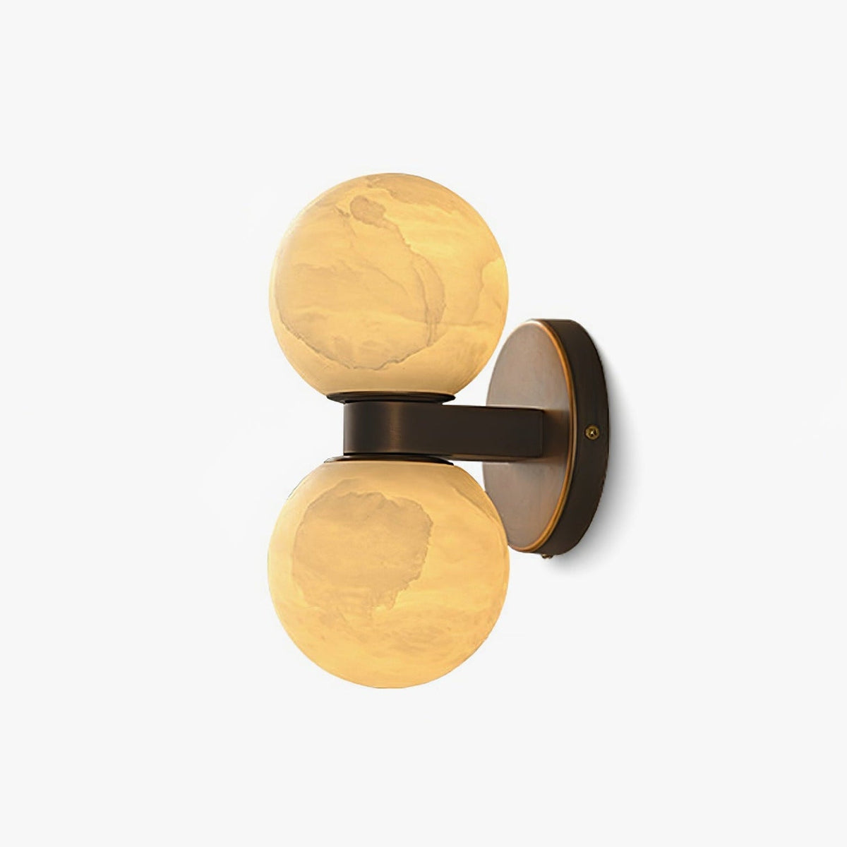 Alabaster Celestia Orb Wall Light - Tianguang Alabaster Lighting