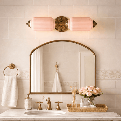 Elliot Glass Wall Light, Hardwired Wall Sconce, detail 4