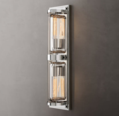 Savile Circular Linear Sconce, Bathroom Wall Sconce, detail 23