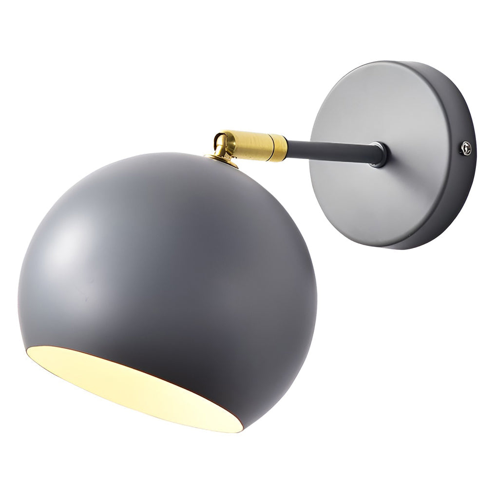 Adjustable Hemispherical Nordic Plug-In Wall Light, Plug-In Wall Sconce, detail 7