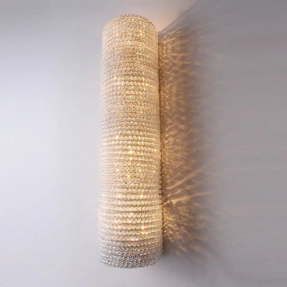 Bergamo Crystal Wall Light, Bedroom Wall Sconce, detail 2