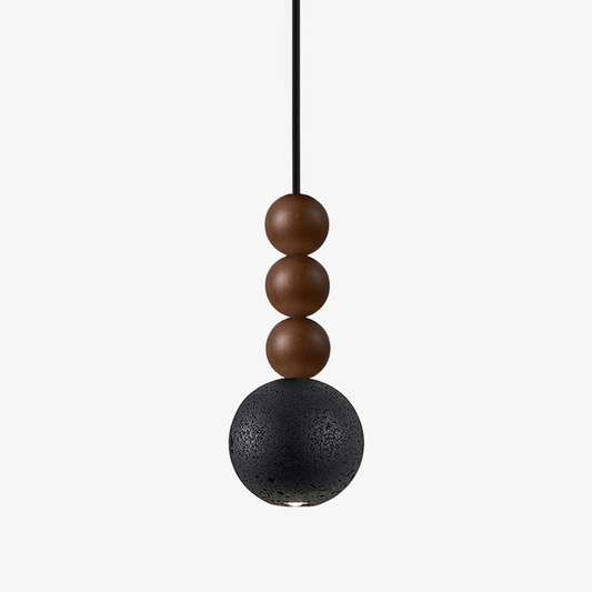 Orbio Sphere Travertine Pendant Light - Tianguang Alabaster Lighting