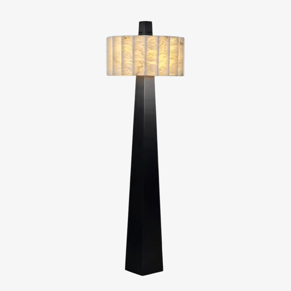 Obelisk Alabaster Floor Lamp - Tianguang Alabaster Lighting
