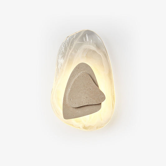 Eira Travertine Sconce - Tianguang Alabaster Lighting