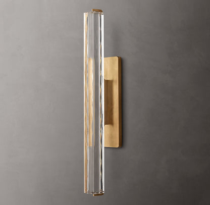 Audubon Crystal Single Wall Light 19 inch, Hardwired Wall Sconce, detail 4