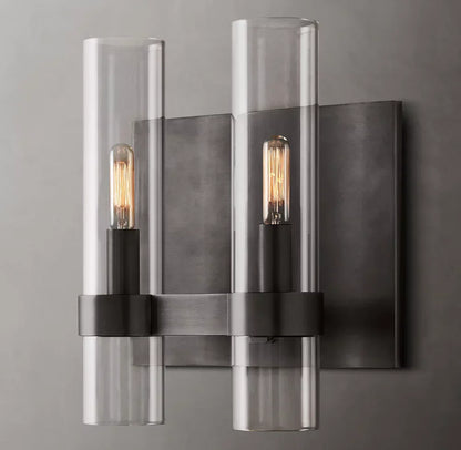 Ravelle Double Wall Light, Bathroom Wall Sconce, detail 7