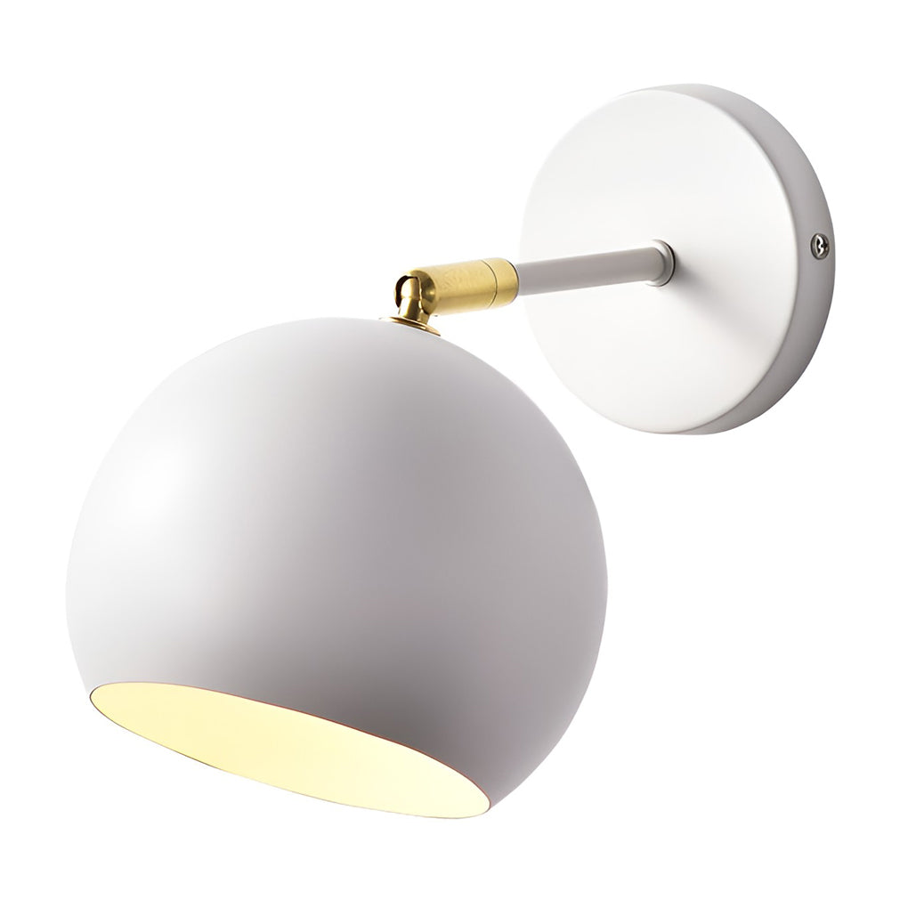 Adjustable Hemispherical Nordic Plug-In Wall Light, Plug-In Wall Sconce, detail 6