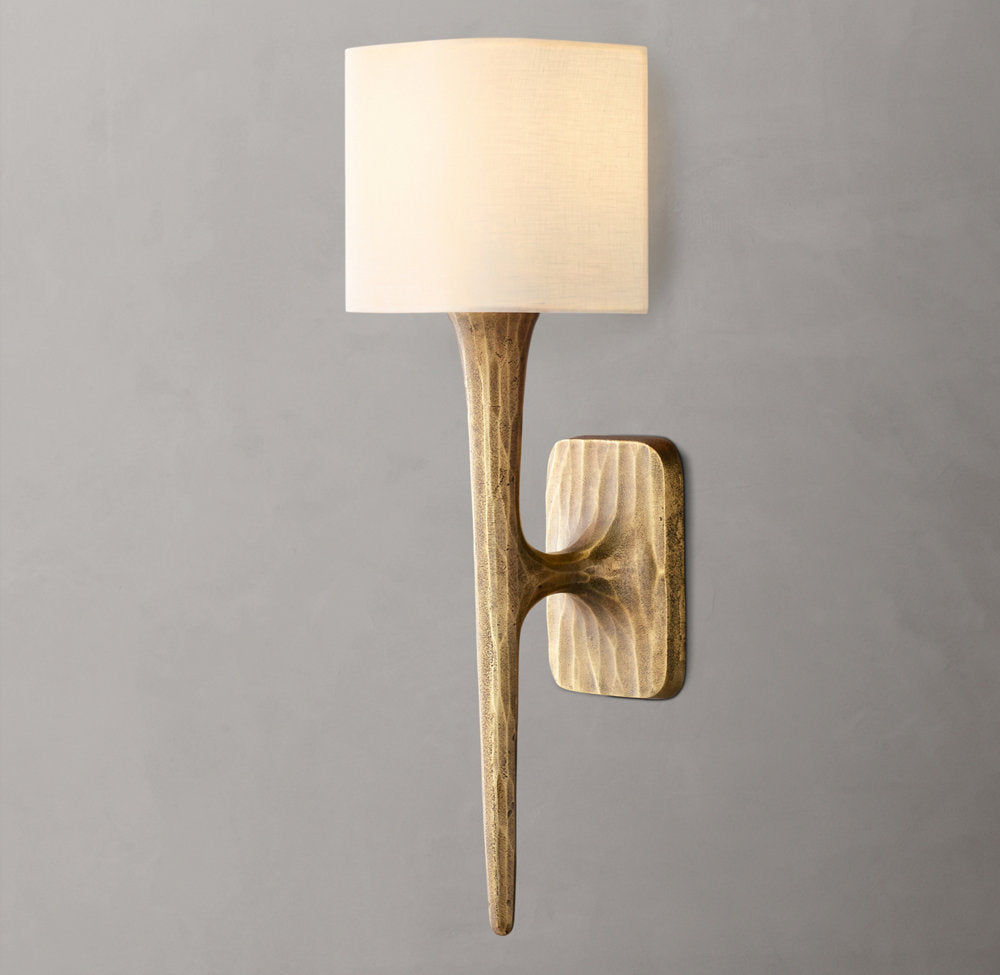 Thaddeus Shaded Wall Light, Bathroom Wall Sconce, detail 4